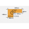 IoT Solutions Schnidar Packtisch, Versandtisch EC001